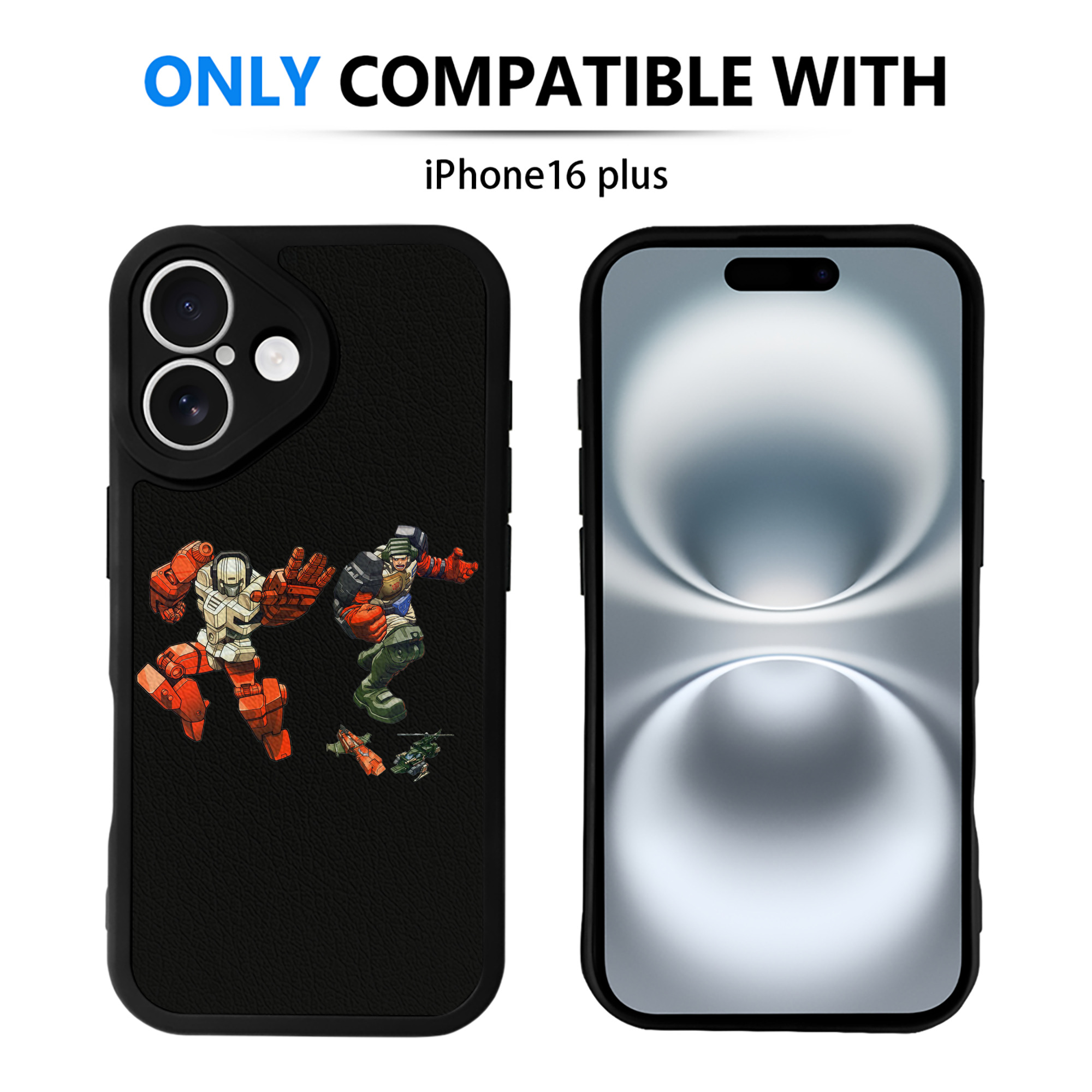 （画像用）  【iPhone 16シリーズ対応】シリコンスマホケース（レザー調） 材質：シリコン